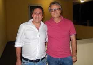Il tecnico Mariano Beninato (a destra) con il dirigente Daniele Lipari
