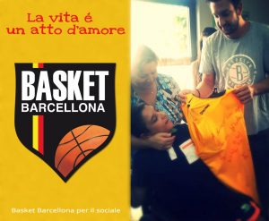 Sereni dona la maglia autografata dal Basket Barcellona