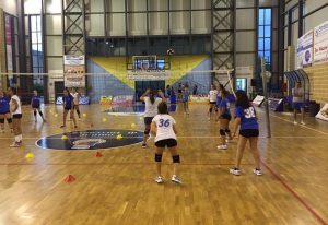 Torrenova Volley, una fase degli allenamenti