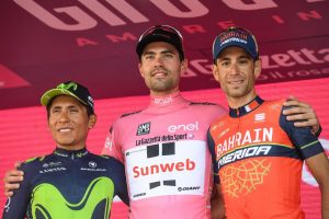 Quintana, Dumoulin e Nibali