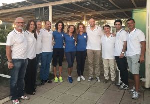 dirigenti, staff ed atlete dell'Asd Sant'Agata Volley