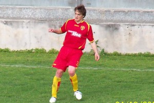 Il neo acquisto Fabio Campo in azione al "Celeste", ai tempi della militanza nel Camàro