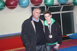 Il presidente Melo Monforte con Crisafulli