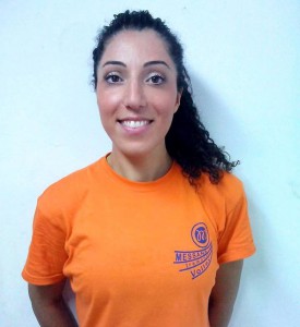 Adriana Giovenco con la maglia del Messana Tremonti
