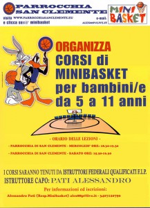 Locandina corsi Minbasket