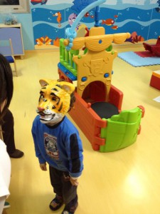 Uno dei piccoli amici dell'associazione bimbo in corsia