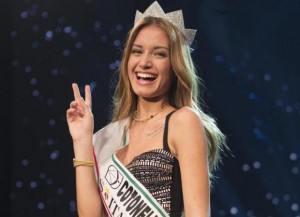 Giulia Arena immortalata sul sito ufficiale di Miss Italia