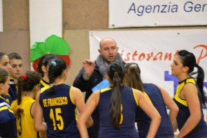 Le ragazze del Savio durante un time-out