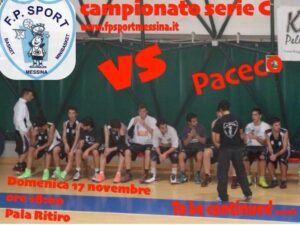 La locandina della sfida tra FP Sport e Paceco