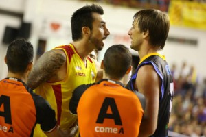 Fantoni a muso duro con Nicevic nel derby con l'Orlandina