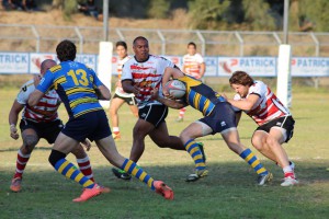Una fase del match tra Amatori Messina e Primavera Rugby
