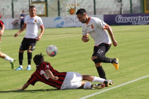 L'esterno nella gara persa con il Foggia 