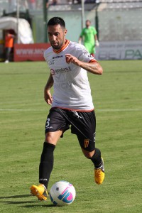 Il laterale sinistro Peppe Quintoni