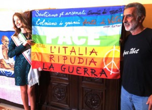 Giulia Arena e il Sindaco Accorinti