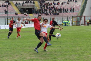 L'attaccante palermitano in azione