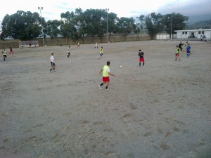 Rometta, fase di allenamento