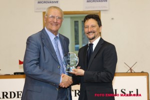 Il Presidente Antonio Rescifina ai Premi Donia 2013
