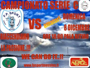 La locandina del derby tra FP Sport e Amatori