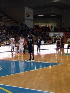 Alex Young in lunetta, miglior marcatore di Barcellona con 24 punti