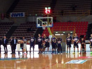 La Sigma Barcellona scesa in campo al PalaOlimpia di Verona 