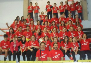 Foto di gruppo per la New Generation Volley