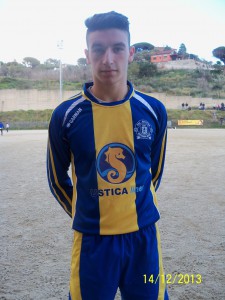 Andrea Arena con la maglia del Riviera (scatto di R.S.)