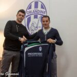 Il direttore sportivo Marco Cirillo con Gennaro Marasco