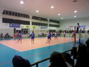 Barcellona-Milazzo, una fase del secondo set
