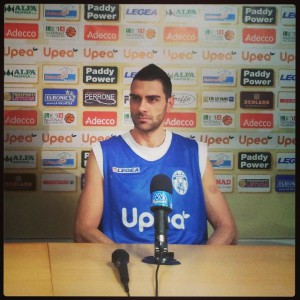 Capitan Teo Soragna in sala stampa