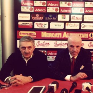 Marco Calvani insieme al presidente Immacolato Bonina