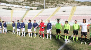 Messina e Castel Rigone schierate in campo (foto Paolo Furrer)