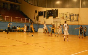 Un'azione del match tra Mia e Virtus Trapani