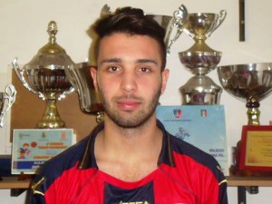 Santi Mangano con la maglia del Milazzo