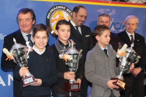 Tripoli, Rando e Savioli con Minardi, Ferrari, Pezzolla e Rogano
