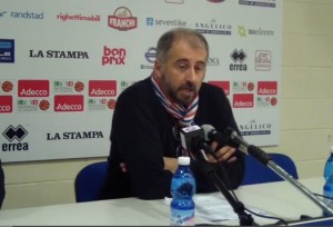 Fabio Corbani (Biella) in sala stampa