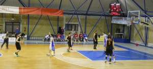 Un'azione del match tra Cocuzza e Aretusa