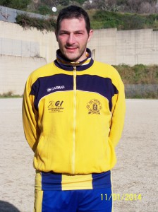 Il difensore del Riviera Andrea Caristi 8scatto di R.S.)
