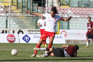 Giorgio Corona, a segno su rigore