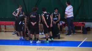 Un time out dell'Amatori Messina 