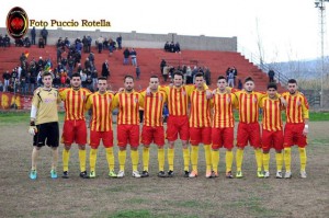 La formazione dell'Igea Virtus schierata  nel match con il Rometta