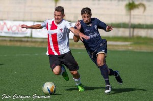 Martusciello in azione nella gara d'andata con il Savoia