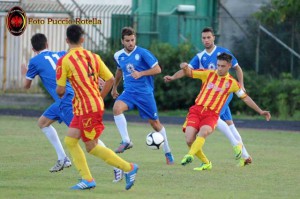 Una fase del match di andata