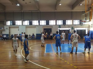 Federico Antinori al tiro dalla lunetta per la Costa d'Orlando