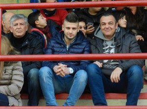 Raveduto in tribuna al "Vasi"
