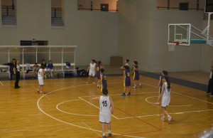 Una fase del derby cittadino tra San Gabriele e Castanea