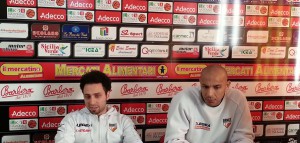 L'assistant caoch Francesco Trimboli e il pivot Fiorello Toppo