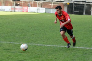 L'esterno Salvatore Trovato (foto Giovanni Isolino)