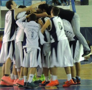 L'esultanza dei giocatori dell'FP Sport