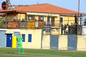 I tifosi igeani presenti a Mascalucia