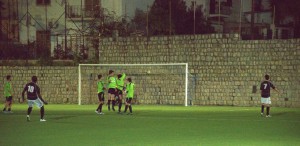 La perfetta punizione con cui Ghartey ha sbloccato la gara con lo Sporting Taormina.